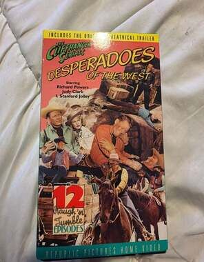 Desperadoes of the West 1950 Republic Pictures Home Video 12 Ep. Serial VHS 0999